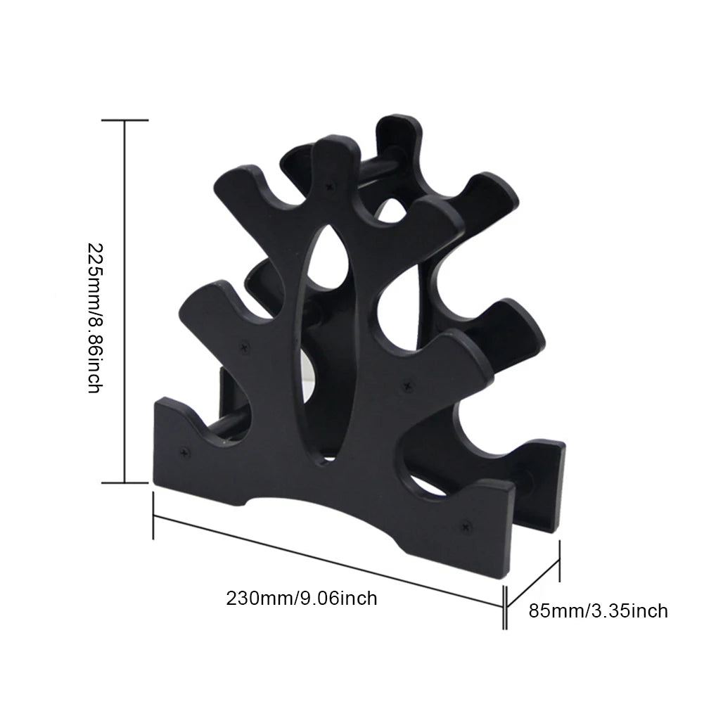 6-Slot Dumbbell Rack Organizer Stand