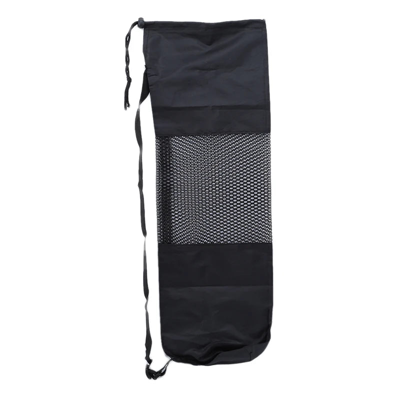 Black Yoga Mat Backpack Carrier