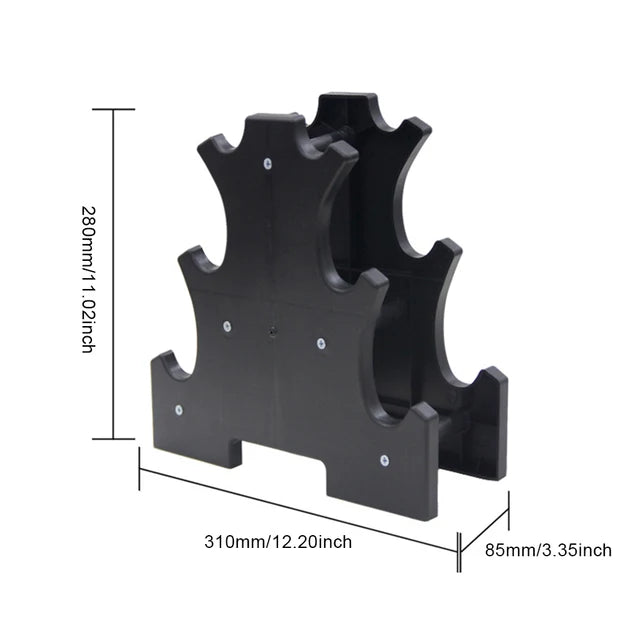 6-Slot Dumbbell Rack Organizer Stand