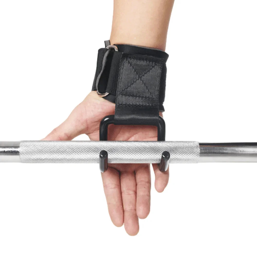Adjustable Steel Hook Grip Straps