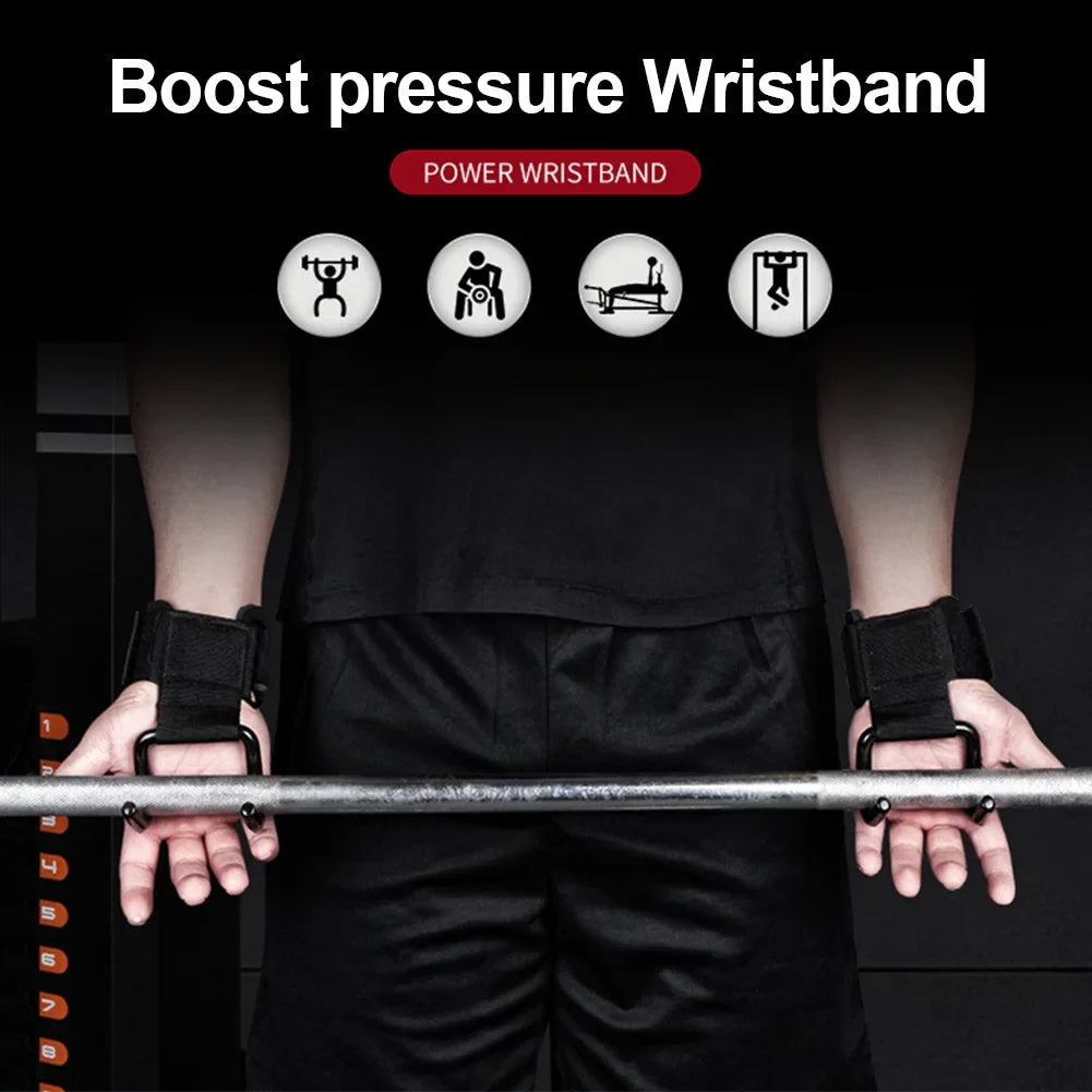 Adjustable Steel Hook Grip Straps